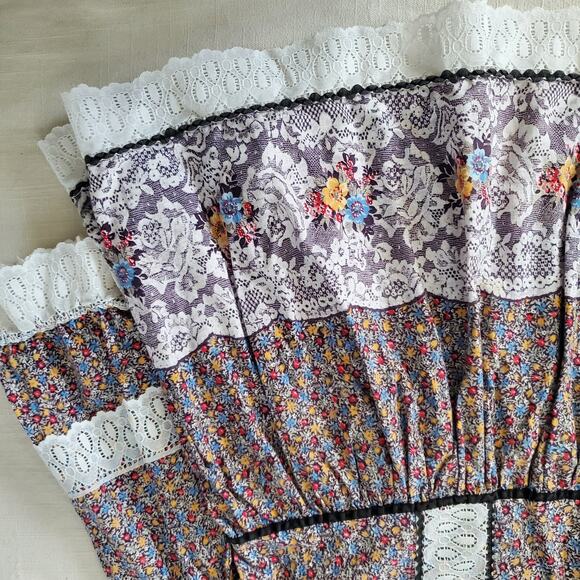 Vintage Brown Floral Dress 4t - Picture 7 of 7